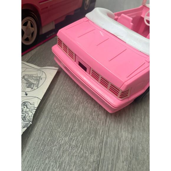 Vintage Barbie Pink Mustang Convertible 1993 Mattel Barbie Car Retro Collectible - Picture 5 of 11